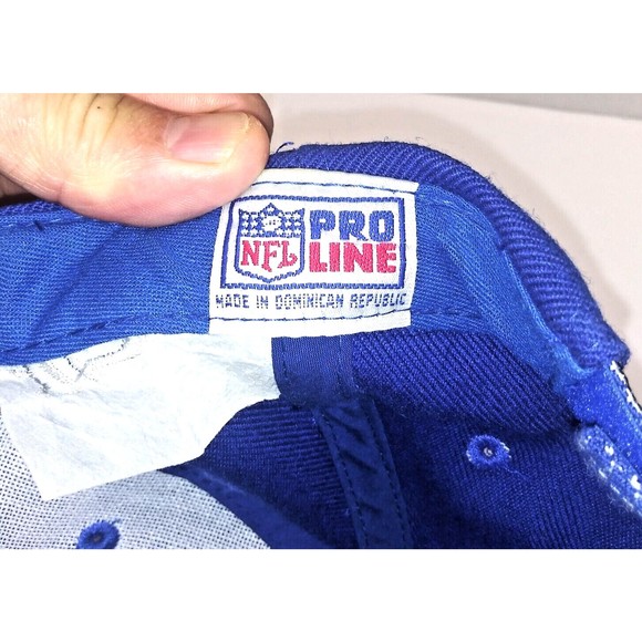 Vintage New England Patriots NFL Pro Line Logo Athletics Cap Hat Hook & Loop 90s - Picture 6 of 9